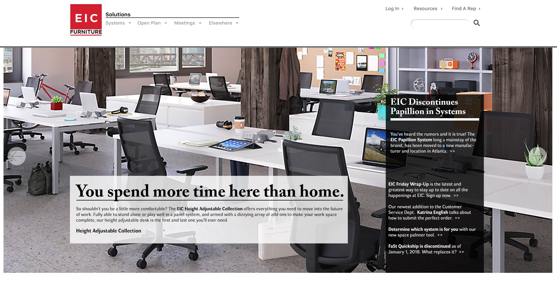 B2B Furniture Website