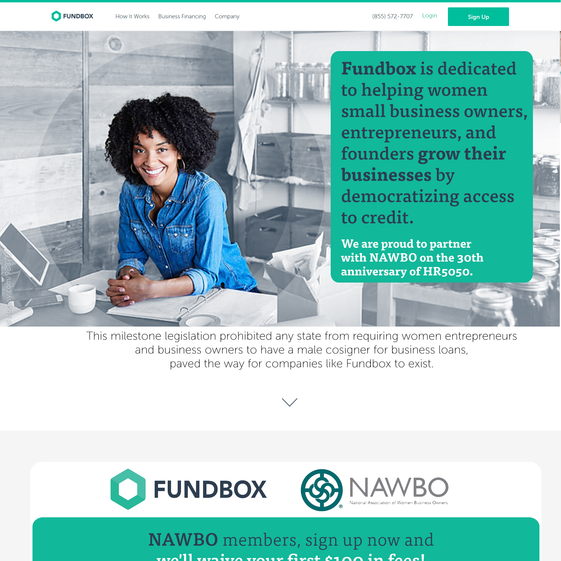 Fundbox Landing Pages